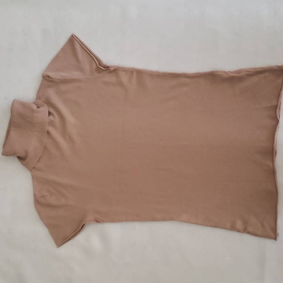 ANNARITA N Short Sleeves Turtleneck Top Size S - Picture 1 of 6
